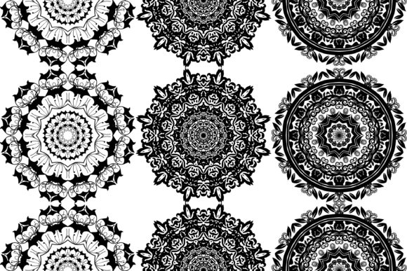 10 Adult Mandala Graphics & Coloring Pages Amp