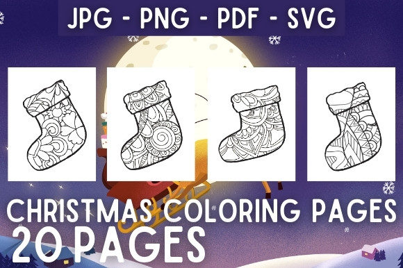 20 Christmas Coloring Pages: A Designer’s Embroidery Review
