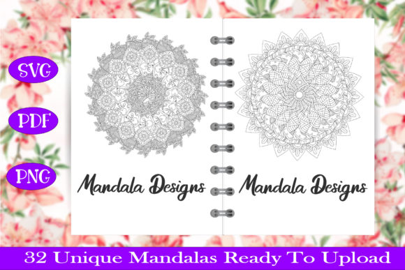 32 Unique Mandala Coloring Pages: Graphics Amp