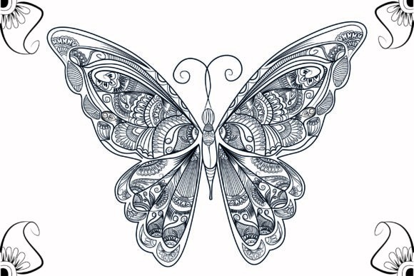 Adult Relaxation Coloring Page Graphics | Coloring Pages Amp