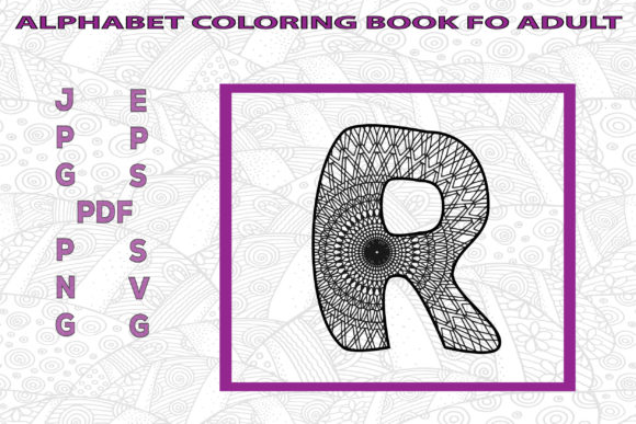 Alphabet Coloring Book for Adult R: A Designer Review