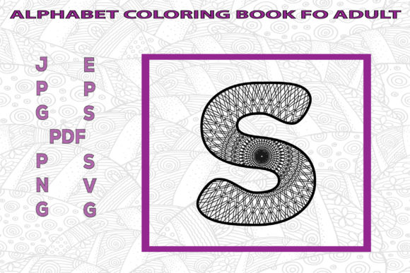 Alphabet Coloring Book for Adult - S Graphics Review
