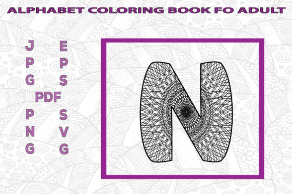 Alphabet Coloring Book - N: Graphics & Coloring Pages Review