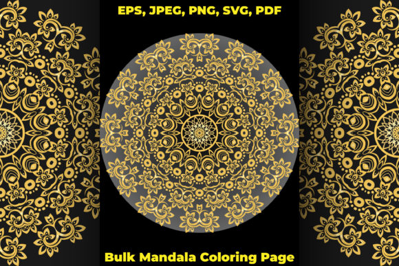 Bulk Mandala Floral Graphics: Coloring Pages Amp Review