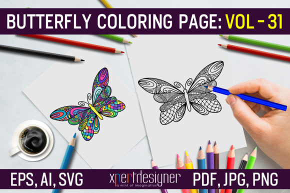 Butterfly Coloring Page Vol-31: A Designer’s Honest Take