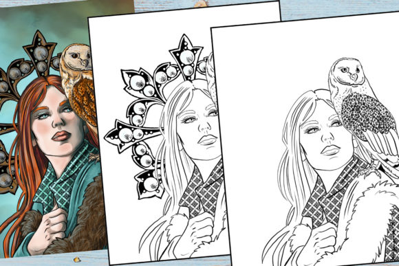 Fantasy Owl Coloring Page for Adults 3 Review