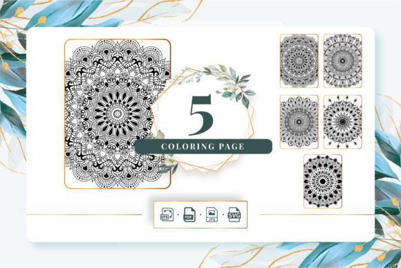 KDP Coloring Pages Amp Graphics Bundle Pack 21