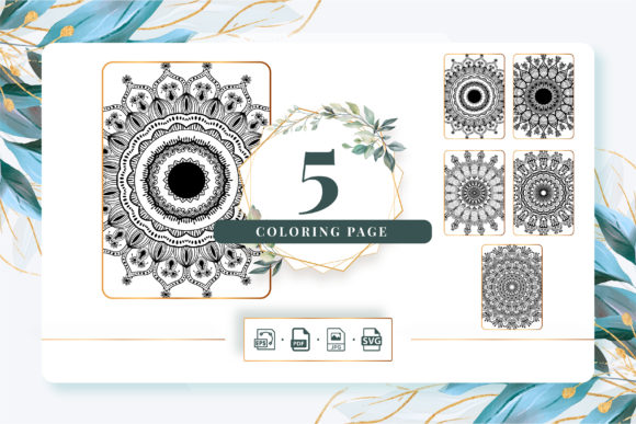KDP Coloring Pages Bundle Pack 16 Graphics & Coloring Pages Amp