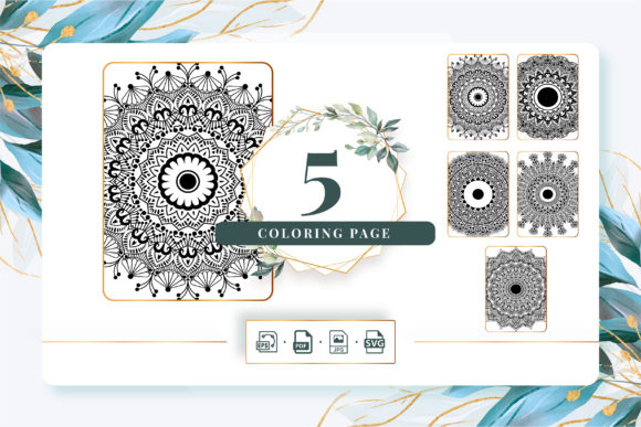 KDP Coloring Pages Bundle Pack 18: Graphics & Coloring Pages Amp