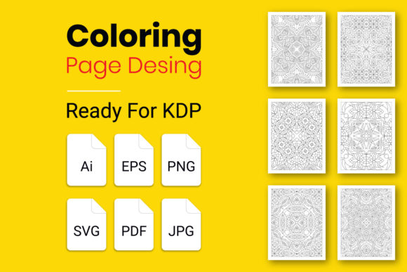 KDP Coloring Pages Mandala Pattern V-02: An Embroidery Designer’s Review