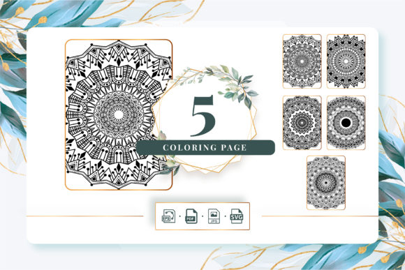 KDP Coloring Pages Pack 29: Graphics & Coloring Pages Amp