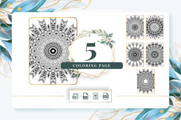 KDP Coloring Pages Pack 32: Graphics & Coloring Pages Amp