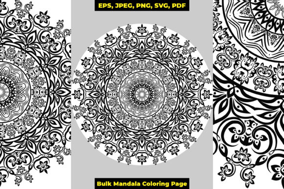 Mandala Bundle Kdp: Graphics & Coloring Pages Amp