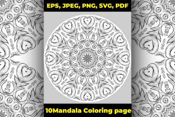 Mandala Coloring Page Bundle: Graphics & Pages Amp Review