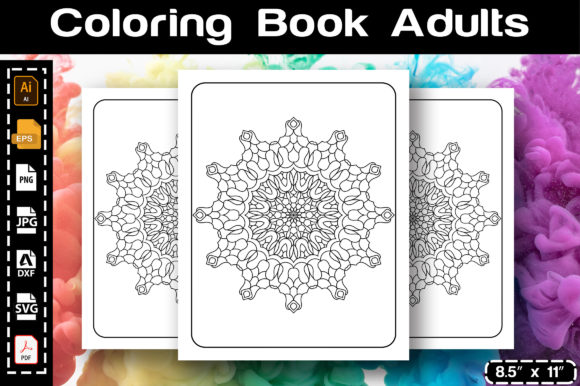 Mandala Coloring Page Vol 05 Graphics Review