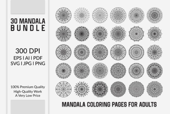 Mandala Coloring Pages for Adults Graphics & Amp Review