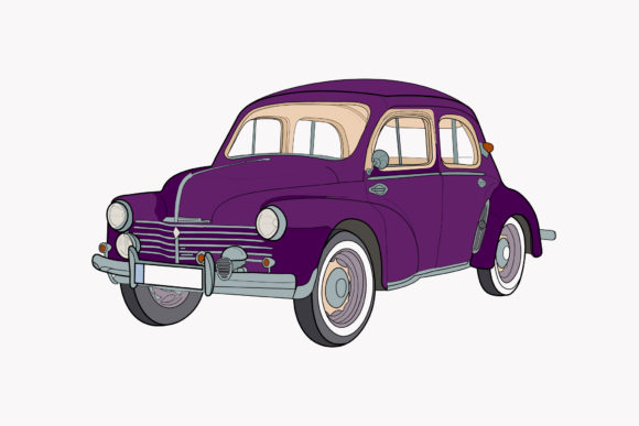 Vintage Car Coloring Page: Graphics & Coloring Pages Amp Review